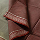 Handwoven cotton saree |Brown  from Andhra Pradesh