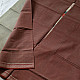 Handwoven cotton saree |Brown  from Andhra Pradesh