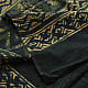 Exclusive Block Printed Cotton Dabu ~ green Saree