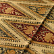 shop Kalamkari Natural Color Dhurrie ( 5 X 3 ) - Diamond Motif