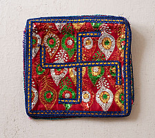 Treasure Trove ~ Rabari Embroidery - Bead Pouch