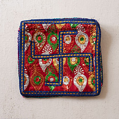 Treasure Trove ~ Rabari Embroidery - Bead Pouch