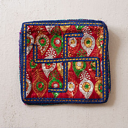 Treasure Trove ~ Rabari Embroidery - Bead Pouch