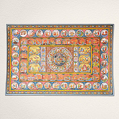 Chitra Katha . चित्र कथा | Pattachitra Natural Color Traditional Painting ~ Sita & Ram Story