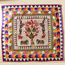 Prachin . प्राचीन  ❂ Saurashtra Region Beaded Old & Antique Wall Hanging - Murlidhar