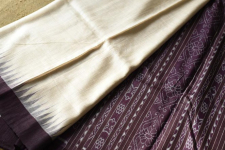 Kamakshi | Pure Tussar Silk Saree - Off White