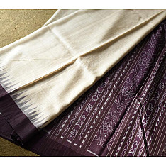 Kamakshi | Pure Tussar Silk Saree - Off White