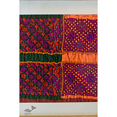 Pieces of Sindh ❂ Embroidered Antique with frame - E