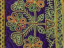 Pieces of Sindh ❂ Embroidered Antique with frame - F