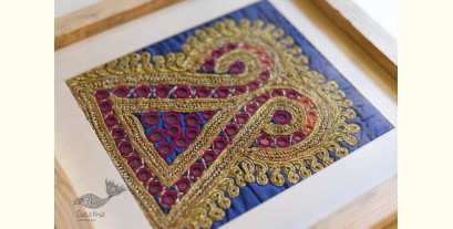 Pieces of Sindh ❂ Embroidered Antique with frame - K
