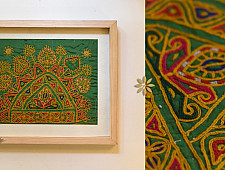  Pieces of Sindh ❂ Embroidered Antique with frame C