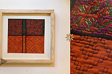 Pieces of Sindh ❂ Embroidered Antique with frame - D