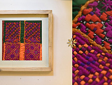 Pieces of Sindh ❂ Embroidered Antique with frame - E