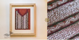 Pieces of Sindh ❂ Embroidered Antique with frame - J
