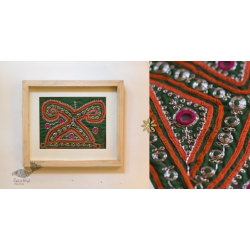 Pieces of Sindh ❂ Embroidered Antique with frame - M