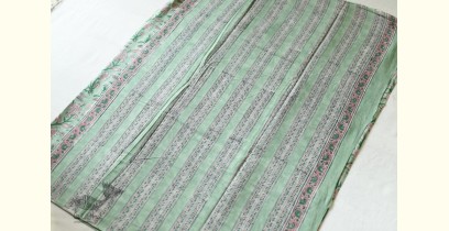 Indigenous Impressions | Bagru Block Printed Cotton Saree - Flower Print