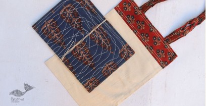 Getting carried away ~ Handmade Cotton bag + Pothi Folder ~ 4