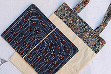 Getting carried away ~ Handmade Cotton Bag + Pothi Folder ~ 8