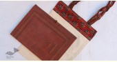 Getting carried away ~ Handmade Cotton bag + Leather File Folder ~ 11