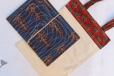 Getting carried away ~ Handmade Cotton bag + Pothi Folder ~ 4