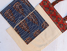 Getting carried away ~ Handmade Cotton bag + Pothi Folder ~ 4