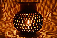 Terracotta Tales | Pottery Art ~ Lota T Light Holder