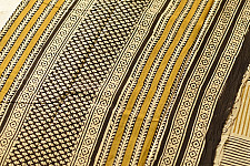 Indigenous Impressions ❣ Bagru Block Printed Cotton Saree - A