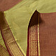 Handwoven cotton saree | Pistachio Green from Andhra Pradesh