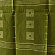 shop Handloom Soft Cotton Jamdani Stole - Green