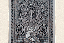 Aripan | Madhubnai Painting - Budhha & Kalpa Vriksh