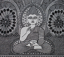 Aripan | Madhubnai Painting - Budhha & Kalpa Vriksh