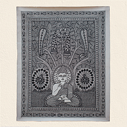 Aripan | Madhubnai Painting - Budhha & Kalpa Vriksh