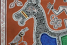 Mandana Art - Painting - Horse ( 11 x 14 inch)