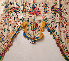 Treasure Trove ~ Rabari Embroidery - Kutchi Cotton Old Door Toran