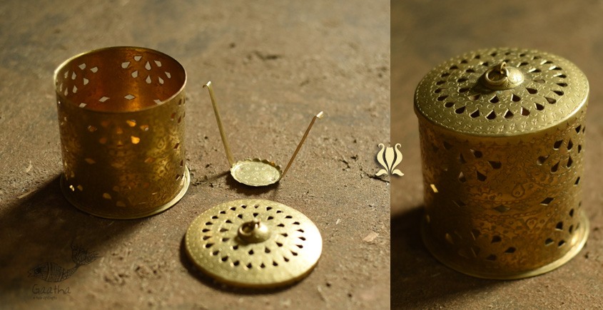handmade brass candle stand