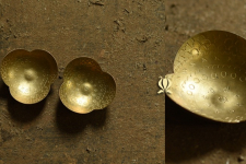 Ahar ✽ Brass Rose Shape Diya (Set of Two)