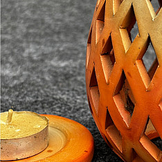 Terracotta Tales | Pottery Art ~ Egg T Light Holder (Two Options)