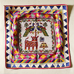 Prachin . प्राचीन | Handmade Bead Work ~ Antique Peacock Hanging Chakda