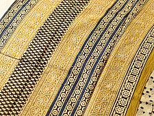 Indigenous Impressions ❣ Bagru Block Printed Cotton Saree - B