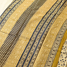 Indigenous Impressions ❣ Bagru Block Printed Cotton Saree - B