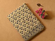 Indigenous Impressions ❣ Bagru Block Printed Cotton Saree - B