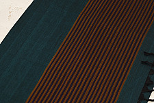 Sadaa . सदा ✡ Handloom Begampuri Cotton Saree With Woven Border - Teal