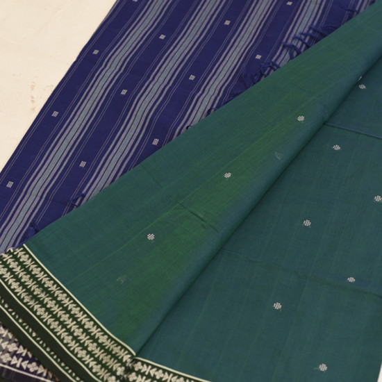 shop Begampuri Cotton Green Saree