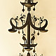 shop Wrought Iron ~ Long Iron Wall Hanging Lamp Holder