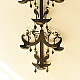 shop Wrought Iron ~ Long Iron Wall Hanging Lamp Holder