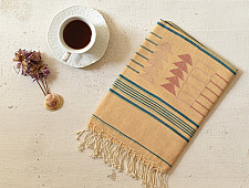 Aamaya . आमाया | Soft Cotton Stole - Handloom Jamdani