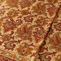 A finite infinity ❧ Kalamkari Natural Color Dhurrie ( 5 X 3 Feet )