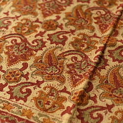 A finite infinity ❧ Kalamkari Natural Color Dhurrie ( 5 X 3 Feet )