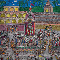 Aripan | Madhubnai Painting - Jagannath Yatra