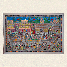 Aripan | Madhubnai Painting - Jagannath Yatra